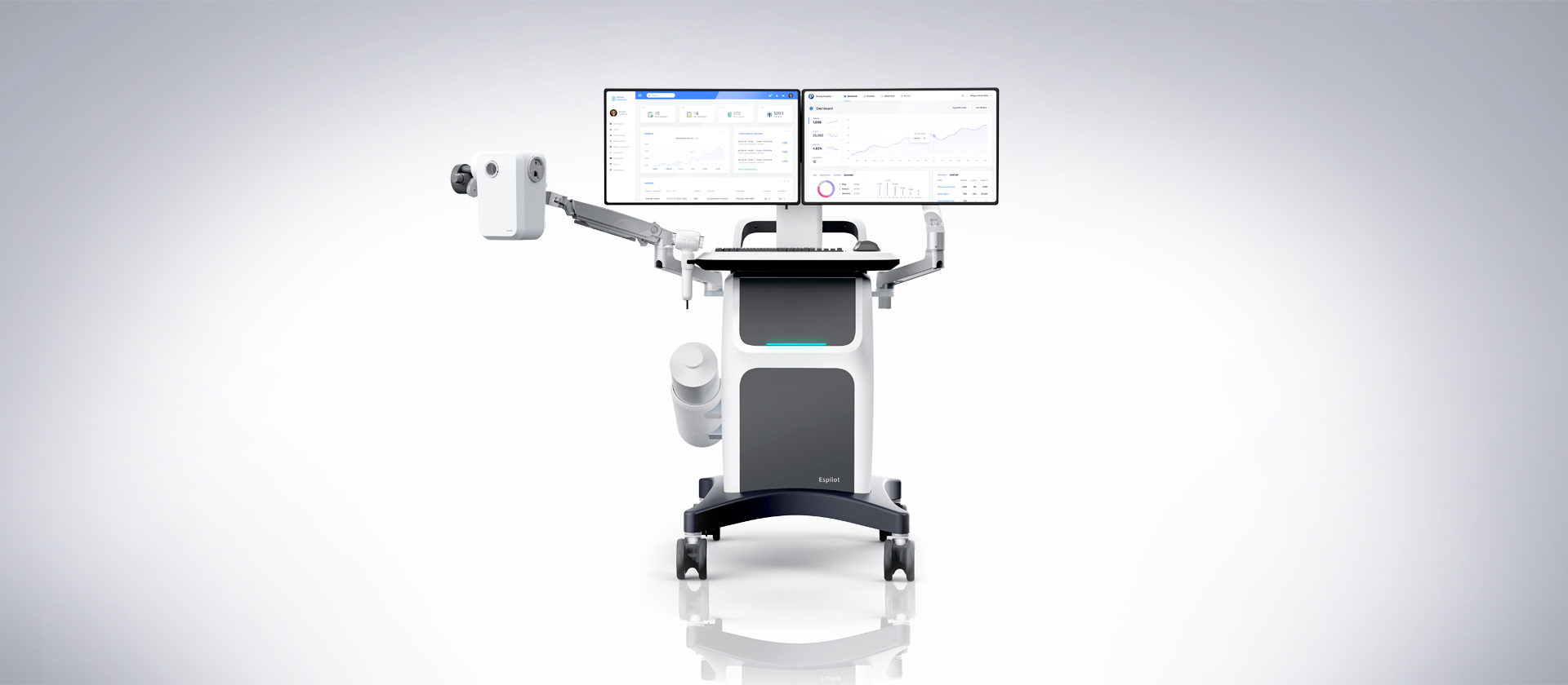肺功能檢測臺車外觀設計